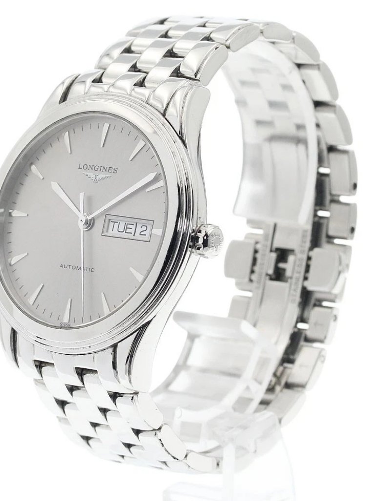 Longines Flagship L48994 Day Date Silver Dial Automatic Mens Watch933724